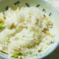 รูปของ 枝豆とツナの炊き込みご飯☆