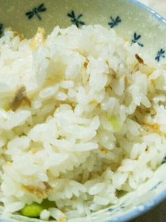 枝豆とツナの炊き込みご飯☆-レシピのメイン写真