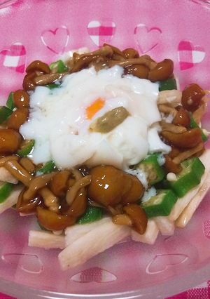【龍愛】オクラ長芋なめこのずるずる-レシピのメイン写真