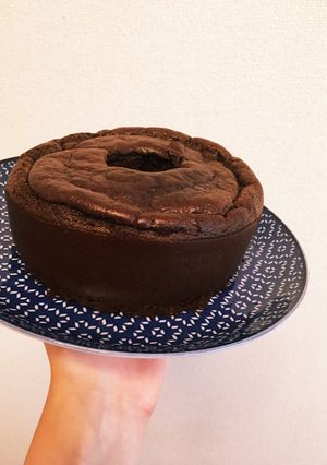 砂糖なしでも甘いキャロブ100%シフォン-レシピのメイン写真