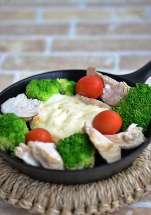 チキンのチーズフォンデュ-レシピのメイン写真