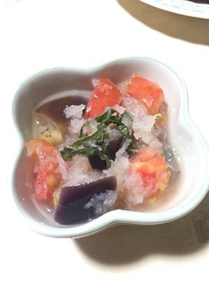 ❀あっさりナスとトマトのおろし和え✿-レシピのメイン写真
