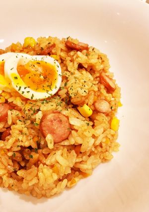 簡単！炊飯器でカレーピラフ-レシピのメイン写真