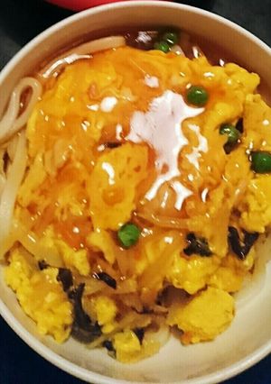 かに玉うどん-レシピのメイン写真