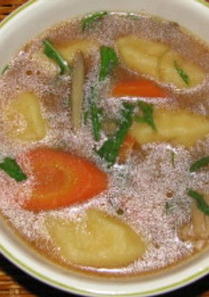 食感が面白い『さつま芋の団子汁』-レシピのメイン写真