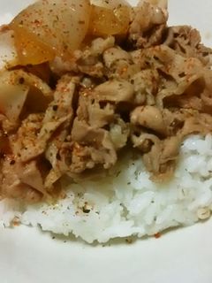 吉野家味の豚丼!-レシピのメイン写真
