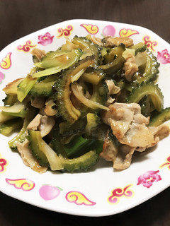 簡単♪ゴーヤと豚肉の塩ダレ炒め-レシピのメイン写真