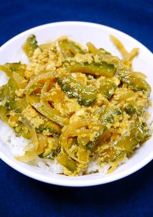 簡単！意外と美味しい♪甘辛☆ゴーヤ丼-レシピのメイン写真