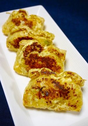 簡単！ピリ辛☆マヨラー枝豆の焼き油揚げ-レシピのメイン写真