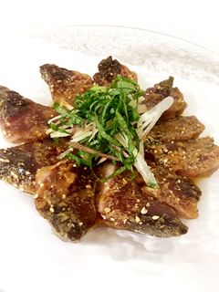 カツオのゴマ和え-レシピのメイン写真