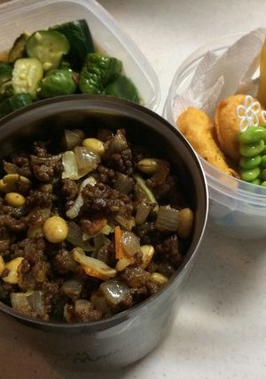 中学生お弁当(2017.7.29)-レシピのメイン写真