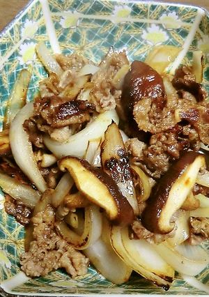 牛肉・玉ねぎ・椎茸★夏休みランチ-レシピのメイン写真