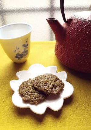 一度に食べ切れる枚数だけ焼く抹茶クッキー-レシピのメイン写真