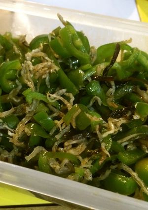 ピーマンの塩昆布炒め-レシピのメイン写真