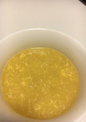 コーンと卵のスープ-レシピのメイン写真