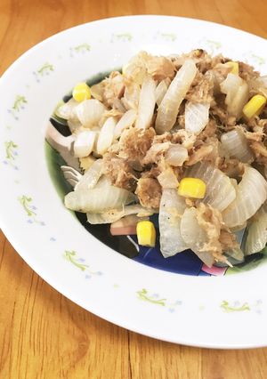 5分で簡単！ツナ、玉ねぎ炒め♡-レシピのメイン写真