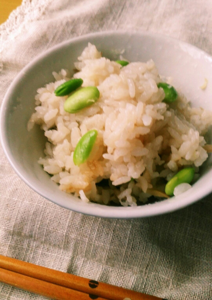 だしとしょうがが香る枝豆ご飯-レシピのメイン写真