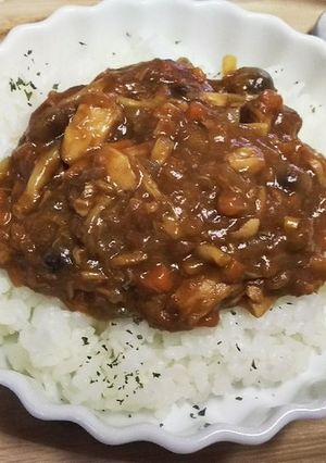 休日ランチに～ツナとしめじのキーマカレー-レシピのメイン写真