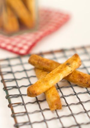 焼きチーズポテトスティックスナック-レシピのメイン写真