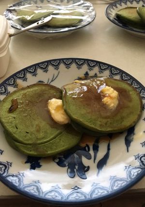 濃い抹茶のパンケーキ-レシピのメイン写真