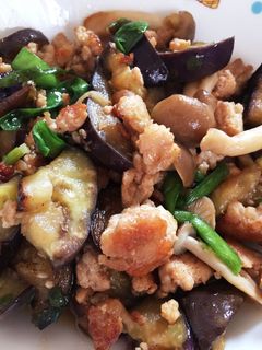 簡単!ナスと鶏挽肉のポン酢炒め♪-レシピのメイン写真
