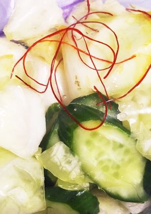 かんたん酢で！キャベツときゅうりの浅漬け-レシピのメイン写真