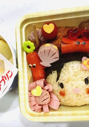 モアナツムツム弁当 キャラ弁-レシピのメイン写真
