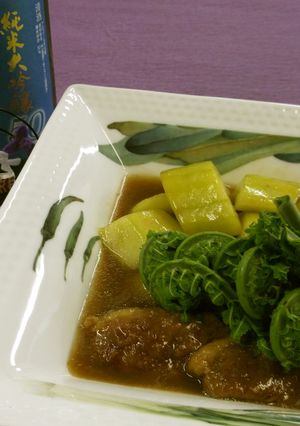 太胡瓜と鴨肉の炊き合わせ-レシピのメイン写真