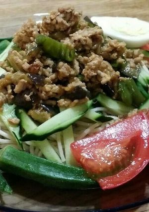 夏野菜ジャージャー麺-レシピのメイン写真