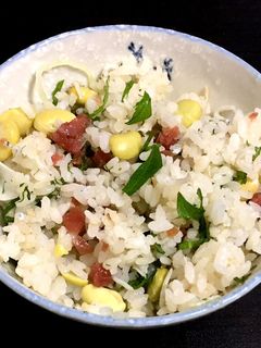しらす×枝豆!夏のさっぱり炊き込みご飯♡-レシピのメイン写真