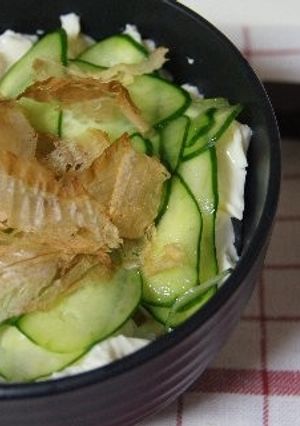 胡瓜の冷や出汁ごはん-レシピのメイン写真