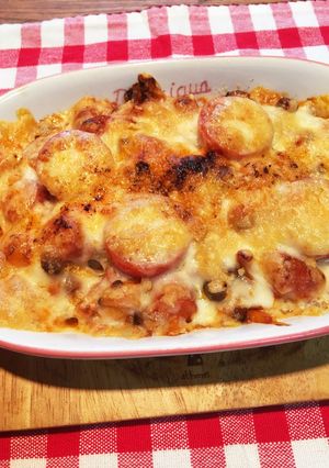 ☆シメジとウインナーのトマトチーズ焼き☆-レシピのメイン写真