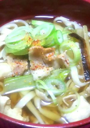 めんつゆde 簡単 つけ麺鴨南蛮風♥-レシピのメイン写真