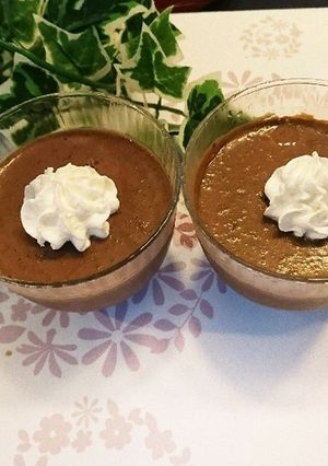 ミルクチョコプリン-レシピのメイン写真