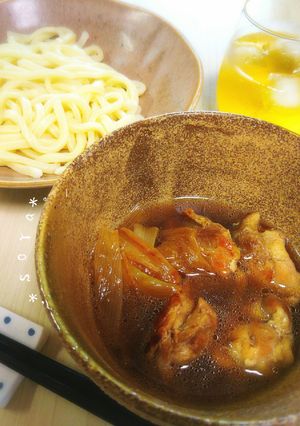 葱とろける本格味*お家で釜あげ鶏うどん-レシピのメイン写真