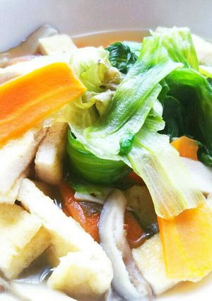 レタスと薄あげの洋風煮びたし-レシピのメイン写真