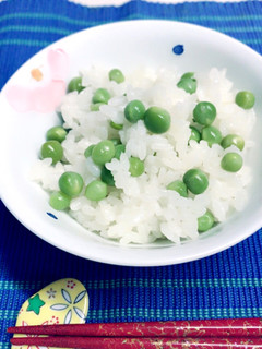 グリンピースご飯/夏の旬野菜-レシピのメイン写真