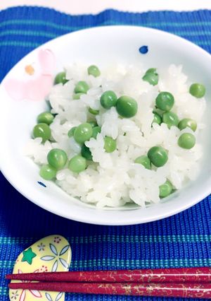 グリンピースご飯/夏の旬野菜-レシピのメイン写真