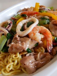シーフードのあんかけ焼きそば-レシピのメイン写真