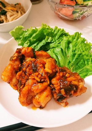 鶏の唐揚げ チリソース風-レシピのメイン写真