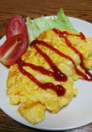 溶けるチーズと卵の簡単♪美味オムレツ♪-レシピのメイン写真