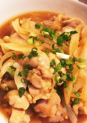 鶏肉と玉ねぎのにんにく炒め-レシピのメイン写真