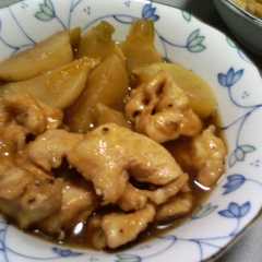 รูปของ つるん鶏とかぶの煮物