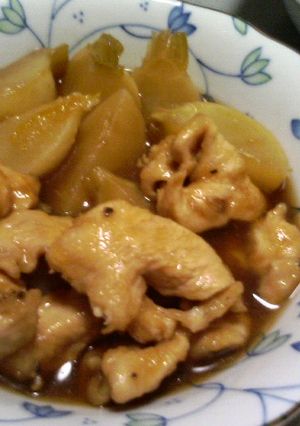 つるん鶏とかぶの煮物-レシピのメイン写真