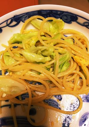 簡単夜食パスタ-レシピのメイン写真