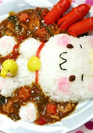 【かわいい】簡単キャラカレー【こく甘♡】-レシピのメイン写真