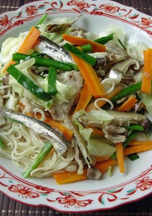 油そうめんをつくろう「奄美の料理」-レシピのメイン写真