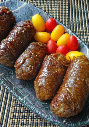 ピリ辛肉巻きおにぎり-レシピのメイン写真
