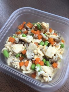 野菜たっぷり高野豆腐の卵とじ-レシピのメイン写真