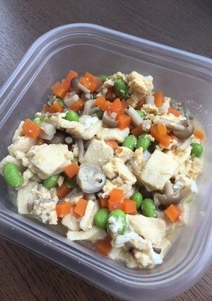 野菜たっぷり高野豆腐の卵とじ-レシピのメイン写真
